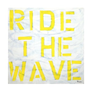 Ride The Wave Art Print