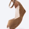 Caprubi Suede Espadrille Sandal Wedges