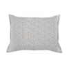 June Cotton King Sham   Ocean /  Grey