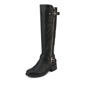 DREAM PAIRS Knee High Winter Boots with Faux