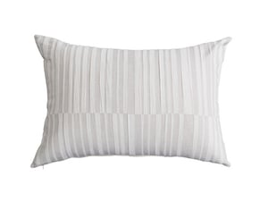 QE Home Assembly Pillow Sham, Geometric, GOTS Certified, Beige, Queen