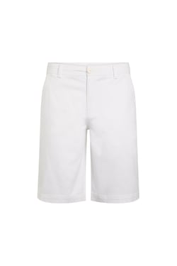 Weird Fish Rayburn Cotton Flat Front Shorts White Size 40