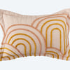 QE Home Maeve Pillow Sham, Geometric, Yellow, King