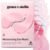 Moisturizing Pink eye masks - 6 Pairs