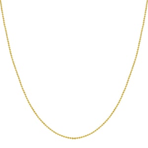Bead Chain Necklace Gold