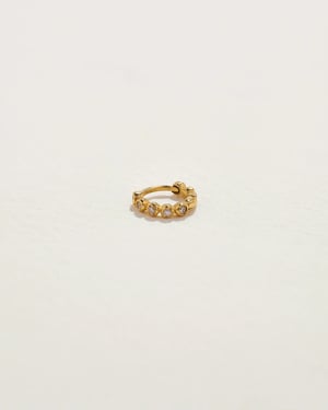 6mm Molten Eternity Huggie