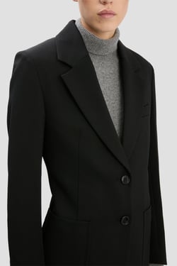 Victoria Beckham Katherine Jacket In Black - 14 - Womens
