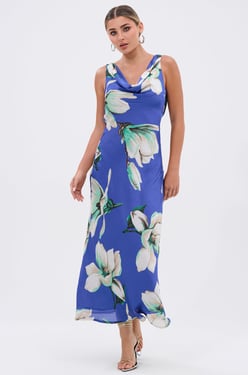 AKIRA Something Sweet Floral Maxi Dress | Size XL