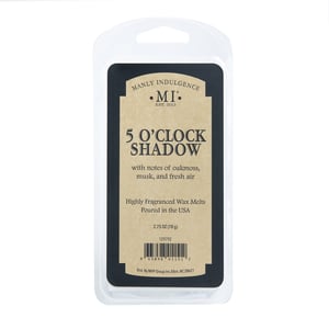 5 O'Clock Shadow, Wax Melts, 2.75 oz - White / 5 O'Clock Shadow