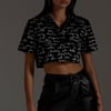 AKIRA Changes Button Down Top | Black | Size Large