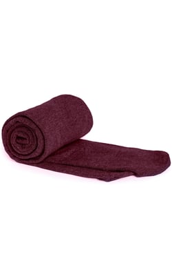 Weird Fish Una Plain Tights Aubergine Size L