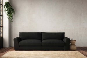 nkuku Guddu Sofa | Make To Order | Grand | Brera Linen Charcoal