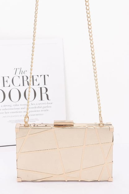 WOMEN'S METALLIC CLUTCH FIFTH AVENUE New Collection BYMANYC ® New York