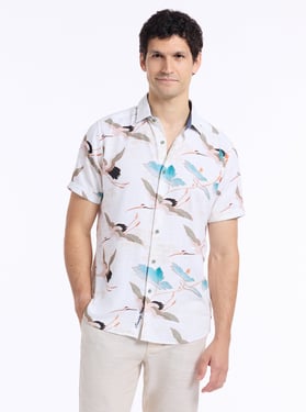 Robert Graham Tsuru Short Sleeve Button Down Shirt