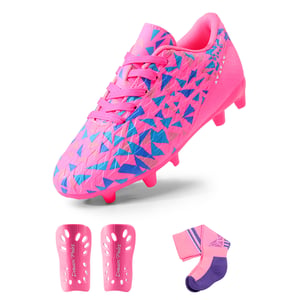 DREAM PAIRS Kids Non Slip TPU Outsole Soccer Shoes
