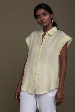 Chasing Daydreams Shirt - Butter Lemon / S