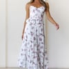 Strawberry Picking Maxi Skirt Pink