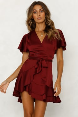 So Yesterday Dress Wine