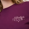 Burgundy Nobody's Club Graphic T-Shirt