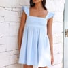 Ready For Brunch Mini Dress Blue