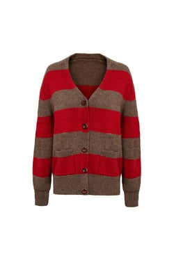 Pendle Cardigan in Peat & Jam