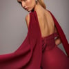Goddiva Chiffon Scarf - Burgundy