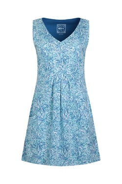Weird Fish Indus Printed Jersey Tunic Azure Size 18