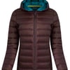 Weird Fish Eshka Lightweight Padded Jacket Mulled Wine Size 18