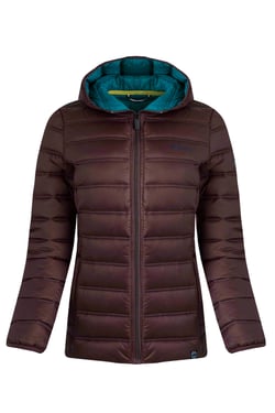 Weird Fish Eshka Lightweight Padded Jacket Mulled Wine Size 8