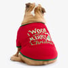 Woofing Christmas Dog Tee
