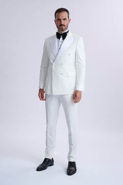 Veneziano White Tuxedo