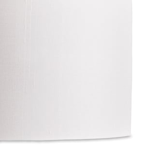 45cm drum shade in alabaster dupion silk