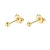 Glint Stud Earrings 14K Gold