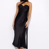 Stylish Queen Maxi Dress Black