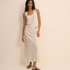 Cream Scoop Neck Tank Top