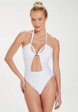 Brenda Swimsuit White - M