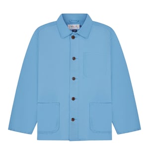Uskees 3001 Buttoned Overshirt Powder Blue
