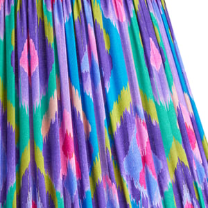 20cm empire shade in purple mala ikat by Matthew Williamson