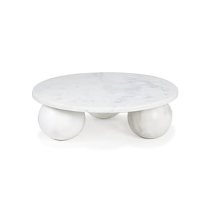 Marlow Small White Marble Plate