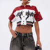 AKIRA Winning Team Button Down Top | Size Large