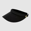 Quilted Visor Black - One Size