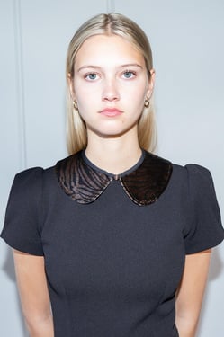 COLETTE DETACHABLE COLLAR | VELVET ZEBRA