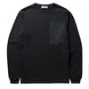 Left Hand L/S Pocket Tee Black
