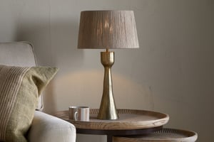 nkuku Marpha Antique Brass Table Lamp Base | Lamps | One Size