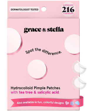 hydrocolloid pimple patches - 216 Pack / Round