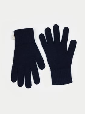 Essential Knit Cashmere Gloves - 8.5 / navy blazer / AK0256-1574