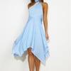 Festive Feeling Midi Dress Blue