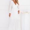 Meadow Dusk Maxi Dress White