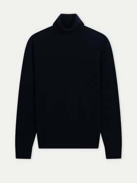 Timeless Turtleneck Cashmere Sweater - 2XL / navy blazer / MK0314-1574/0000