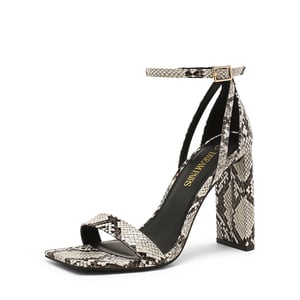 DREAM PAIRS Women s Open Toe Chunky High Heel Sandals